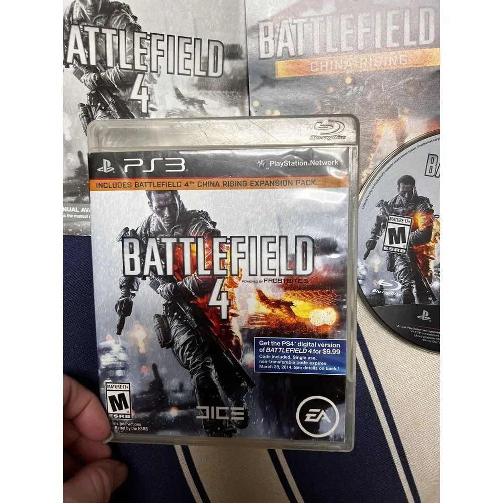 Battlefield 4‎ (Sony PlayStation 3 PS3, 2013) Tested Works Video Game